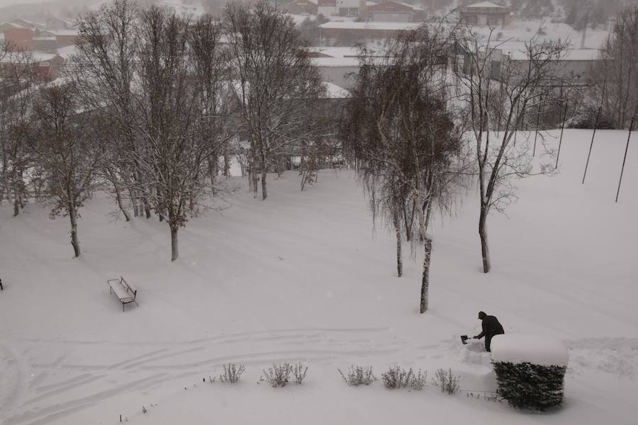 Fotos: Temporal de nieve en Guardo