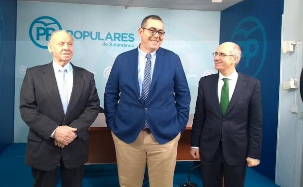 José Martín, Miguel Ángel Pérez y Javier Iglesias.