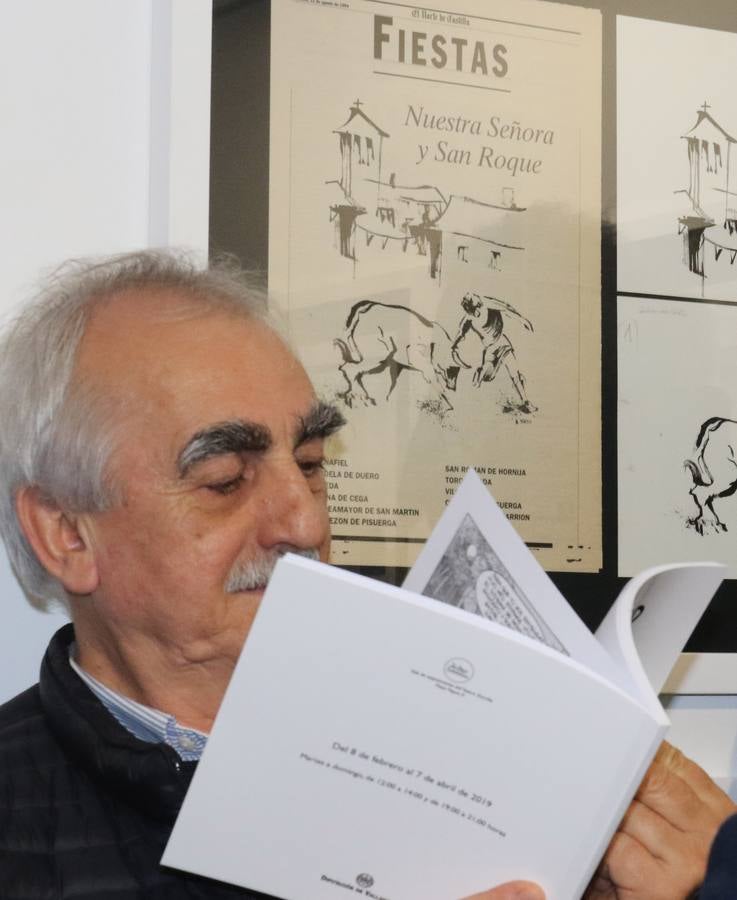 El dibujante celebra sus 25 años como humorista gráfico de «Valladolid y lo vallisoletano» y reivindica la conservación de la prensa tradicional a través de una selección de un centenar de ilustraciones realizadas a lo largo de su carrera