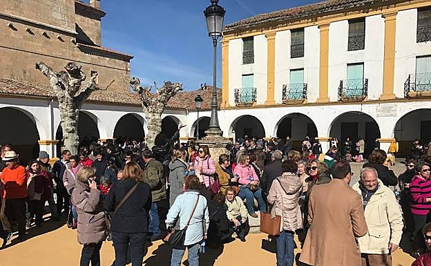 Aspecto general de la plaza del Buen Alcalde durante la Operación Bocata.