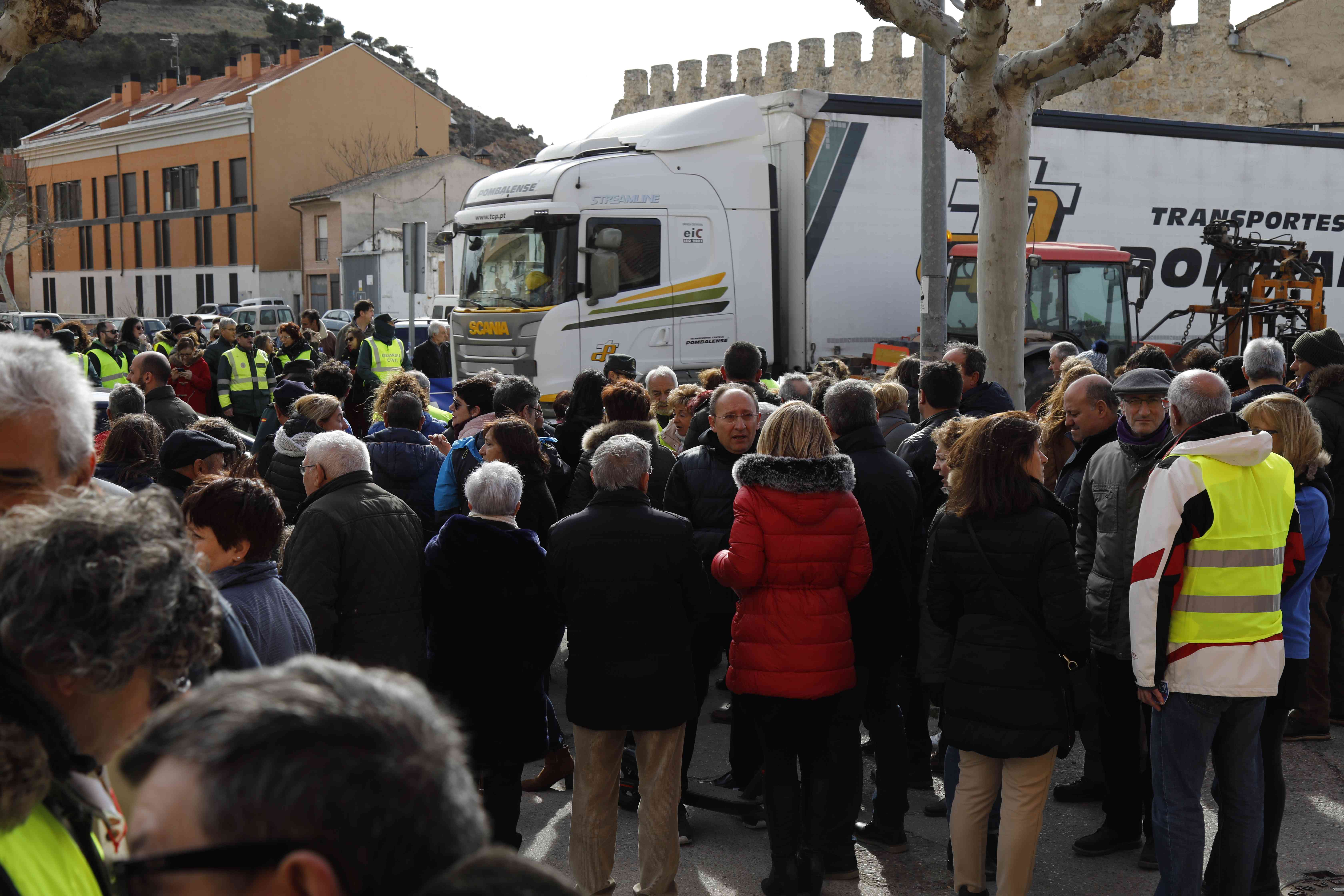 Fotos: Nueva concentración en Peñafiel para reclamar la construcción de la Autovía del Duero