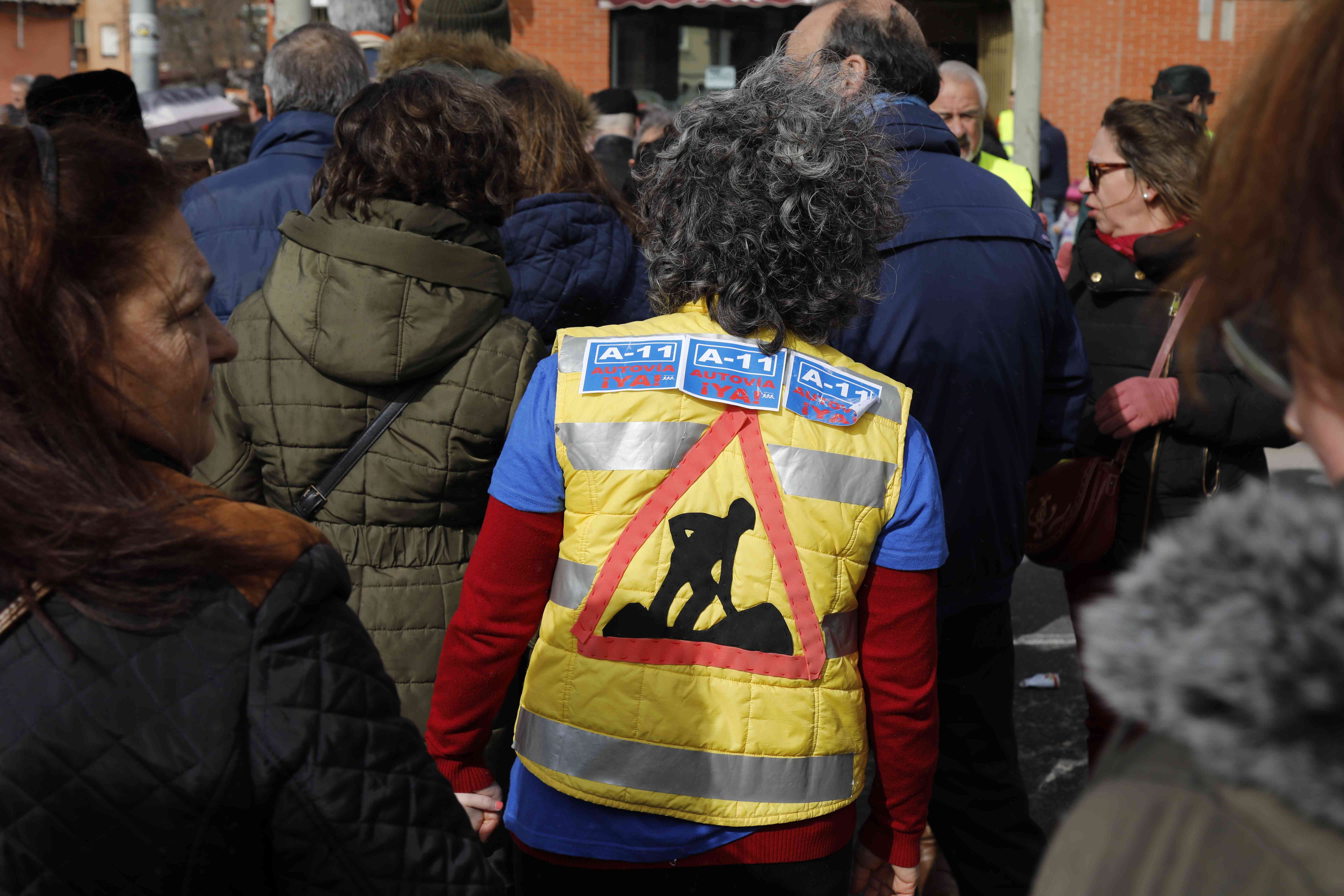 Fotos: Nueva concentración en Peñafiel para reclamar la construcción de la Autovía del Duero