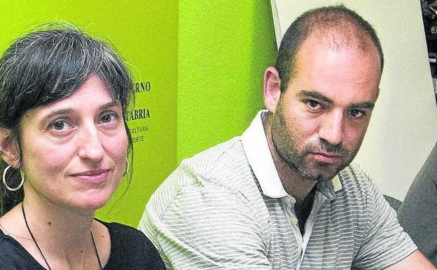 Javier Hontoria, junto a la también crítica Elena Vozmediano.