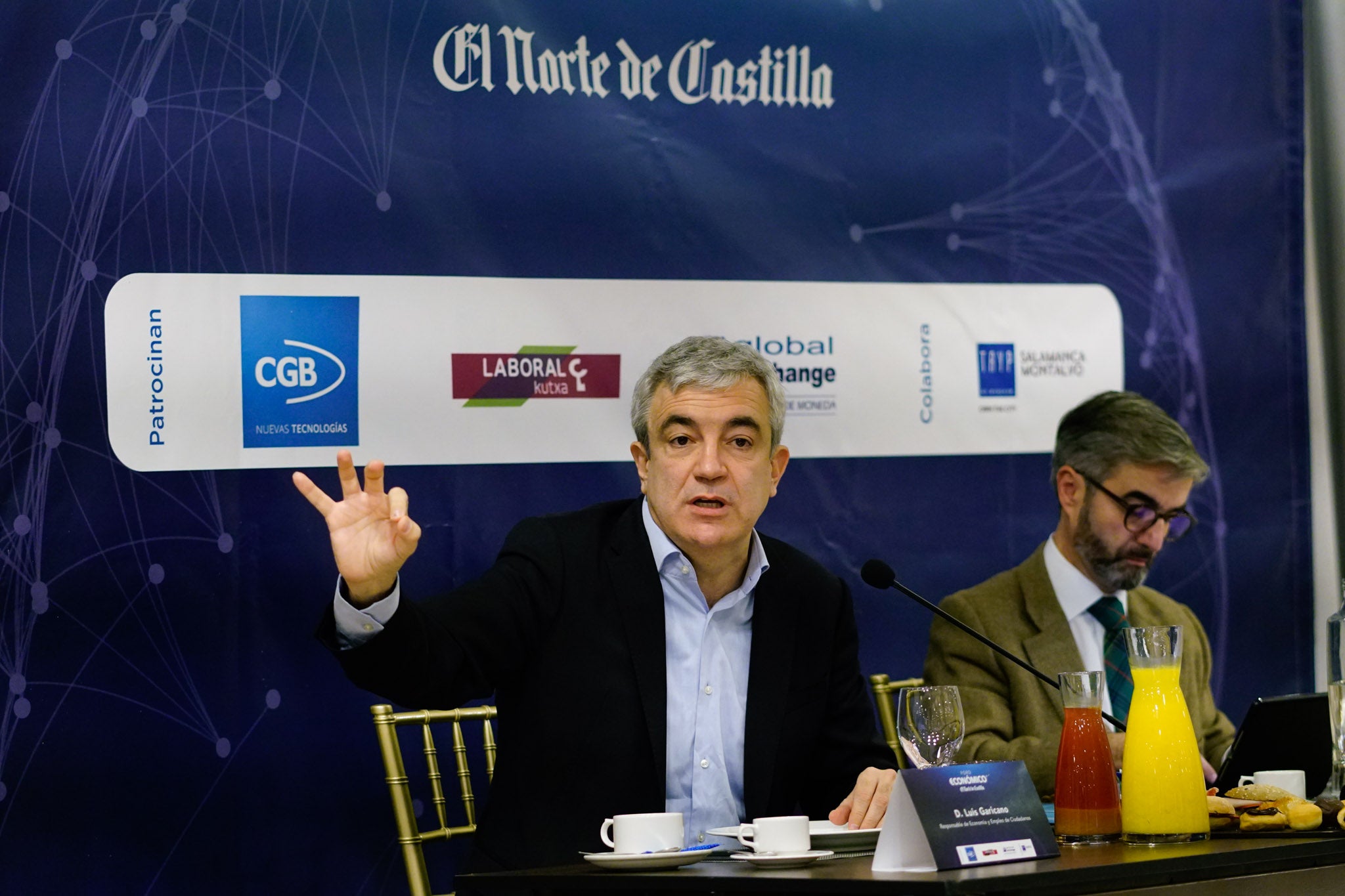 El candidato de Ciudadanos al Parlamento Europeo advierte sobre el «peligro serio» de los populismos para España y para la propia supervivencia de la Unión Europea