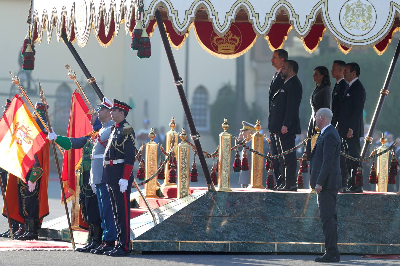 Los reyes Felipe VI y Letizia están realizando una visita de Estado a Marruecos, su segundo viaje al país magrebí, invitados por Mohamed VI