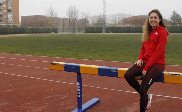 Carla Gallardo, en las instalaciones del Campo de la Juventud.