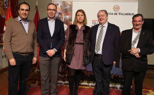 Víctor Fernández, Vístor Alonso, Vanessa García, Juan José Alejos y Pablo Martín. 