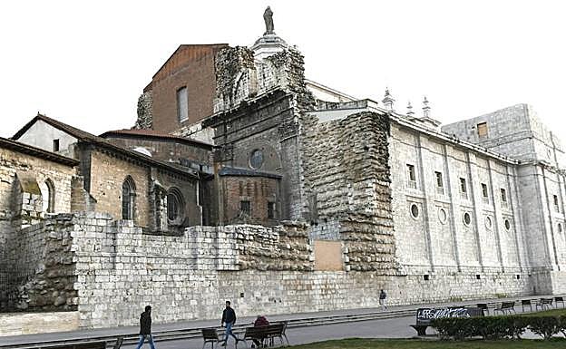 El ascensor se instalaría en la zona de la catedral que se visualiza desde Portugalete. 
