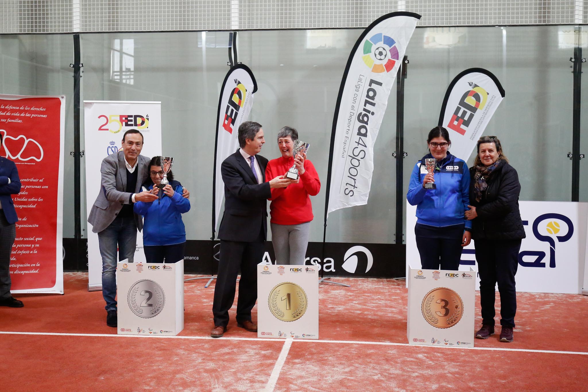 Fotos: Entrega de premios del VI Campeonato de España de Pádel Adaptado