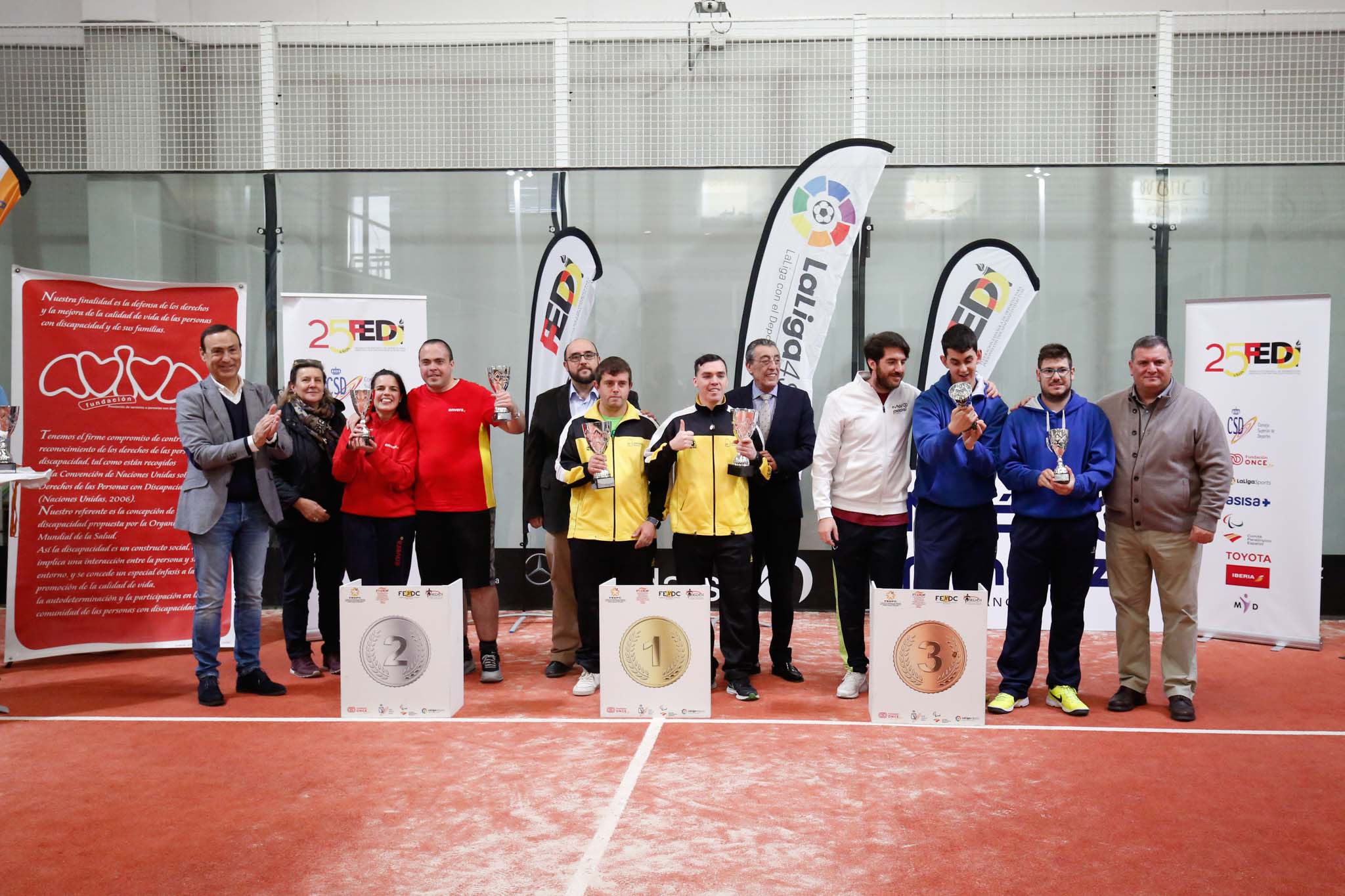 Fotos: Entrega de premios del VI Campeonato de España de Pádel Adaptado
