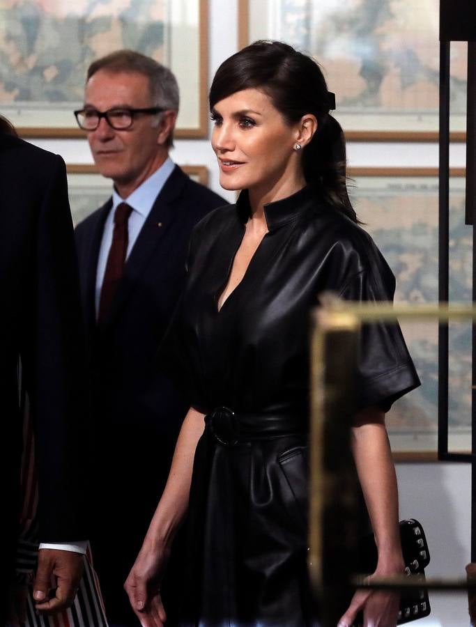 Don Felipe y doña Letizia asistieron hoy a la apertura de la Feria Internacional de Arte Contemporáneo ARCO en el recinto ferial IFEMA de Madrid, con Perú como país invitado en esta edición