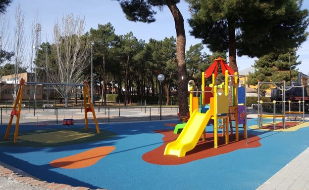 Nueva imagen de la zona de juegos infantiles del Parque de Tráfico.