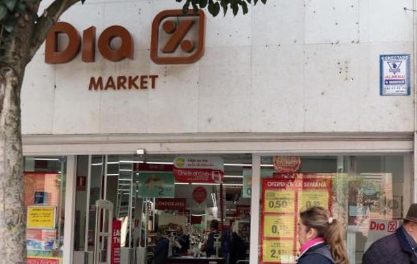 Supermercado de la cadena DIA en la capital vallisoletana. 