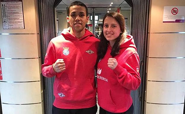 Jon Jader Obregón y Carmen Madueño. 