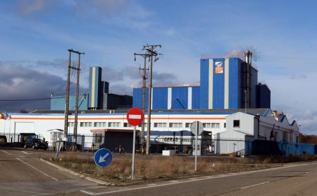 Factoría de la empresa C&D Foods, situada en la antigua carretera de Burgos. 