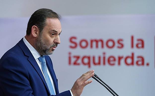 El secretario de Organización del PSOE y ministro de Fomento, José Luis Ábalos. 