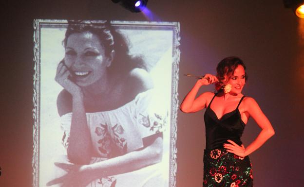 Anabel Dueñas, en una escena del musical. 