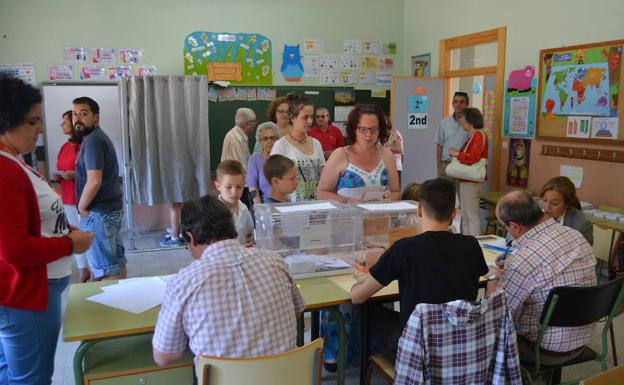 Jornada de votación electoral en la provincia.