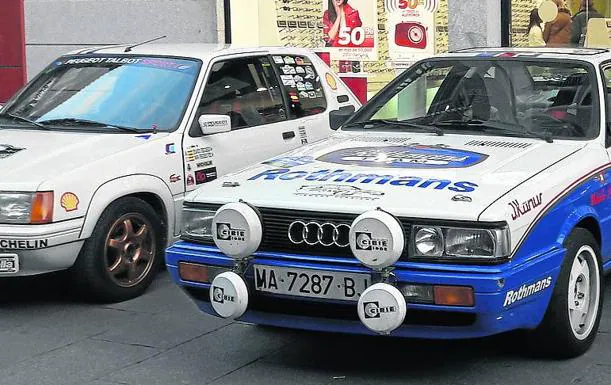 Algunos de los coches participantes. 