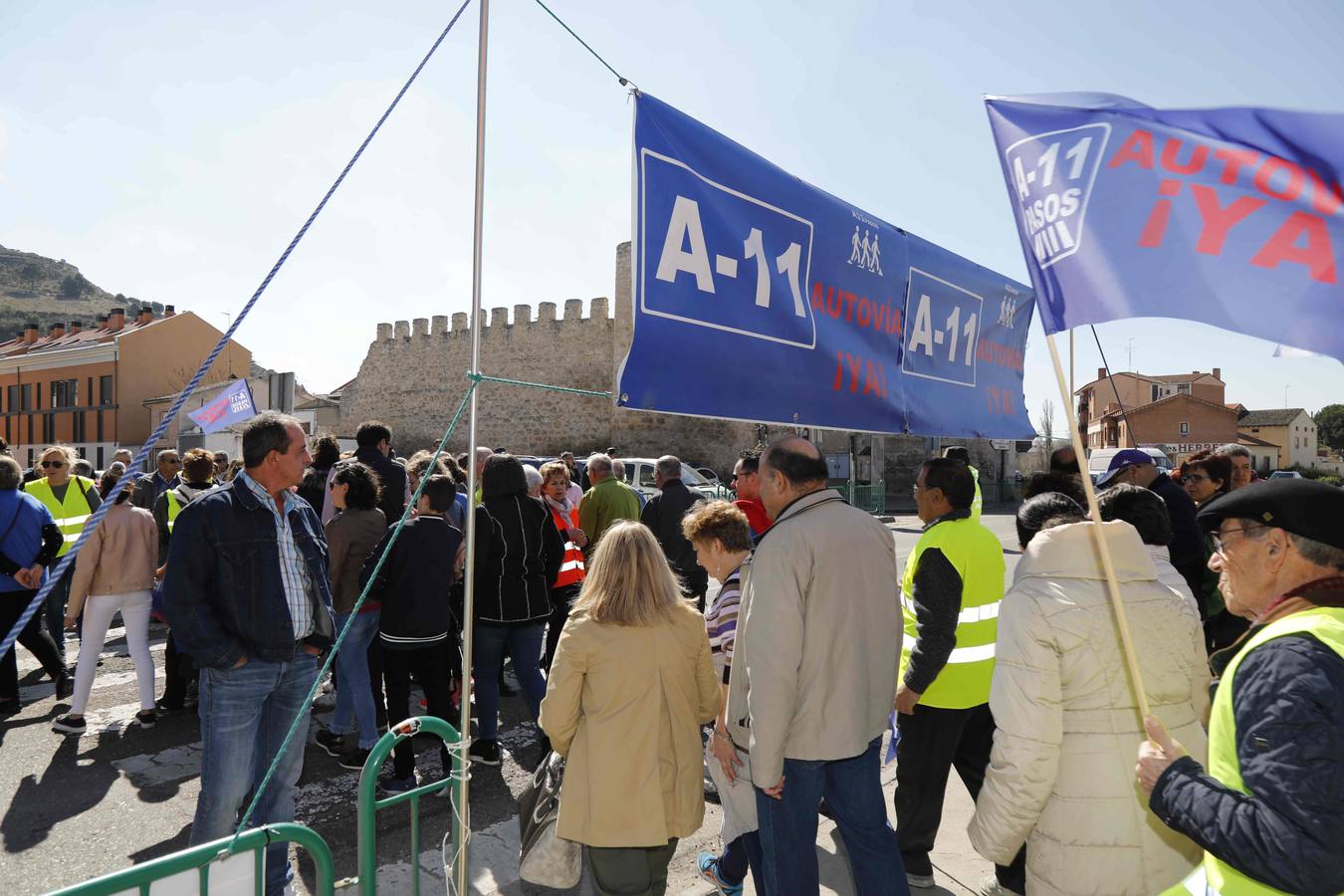 La próxima movilización será el 31 de marzo cuando A-11 Pasos se sumará a la manifestación que se celebrará en Madrid bajo el lema 'La revuelta de la España vacía'