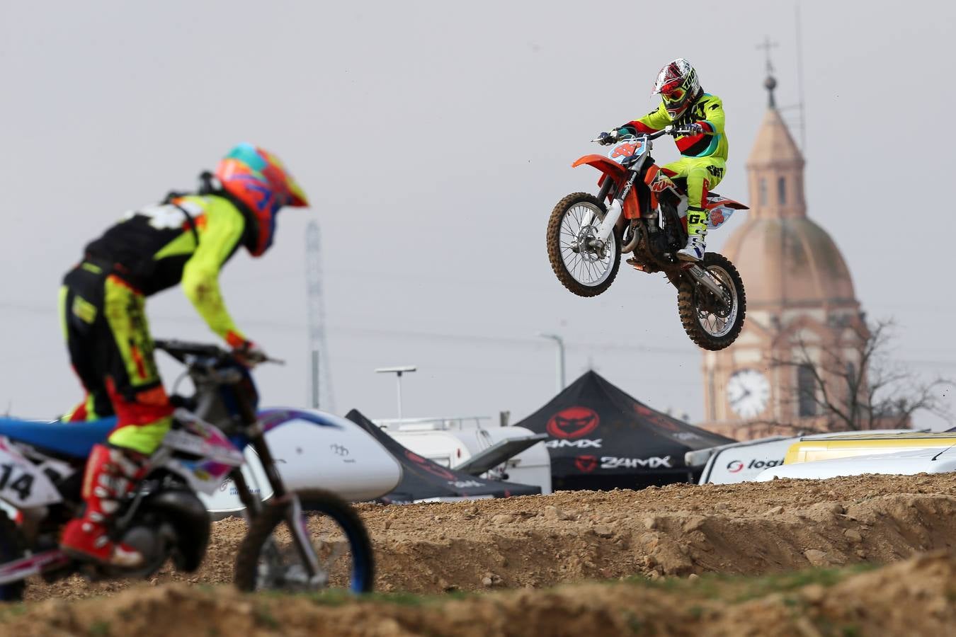 Fotos: Campeonato de Motocross de Castilla y León en la localidad vallisoletana de Rueda