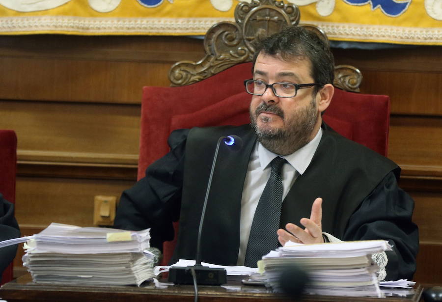 José Ángel García Moreno, durante el juicio de las prejubilaciones de Caja Segovia.