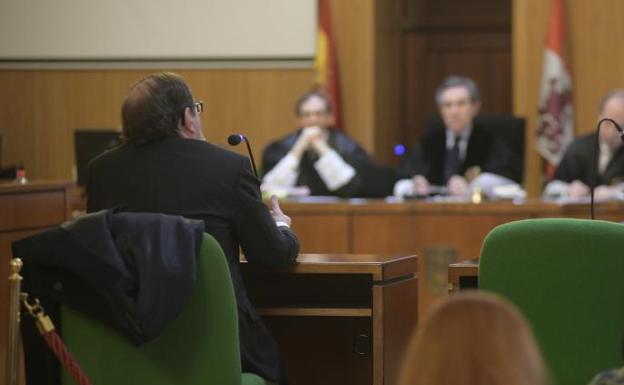 Una de las declaraciones, en la sesión celebrada esta mañana. 