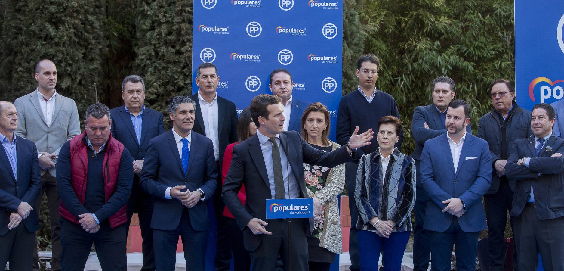 Fotos: Pablo Casado participa en un acto con militantes del Partido Popular en Valladolid