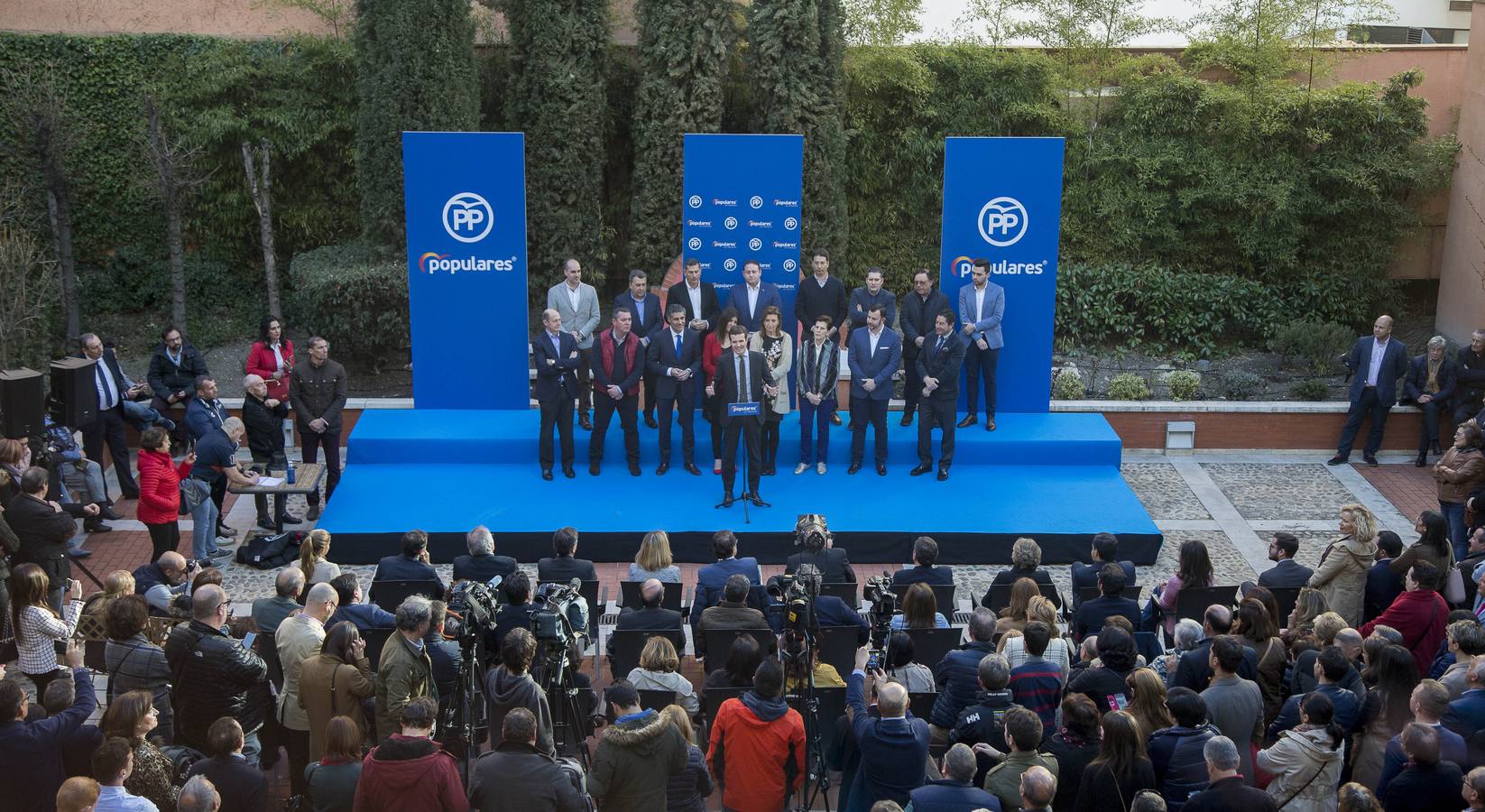 Fotos: Pablo Casado participa en un acto con militantes del Partido Popular en Valladolid