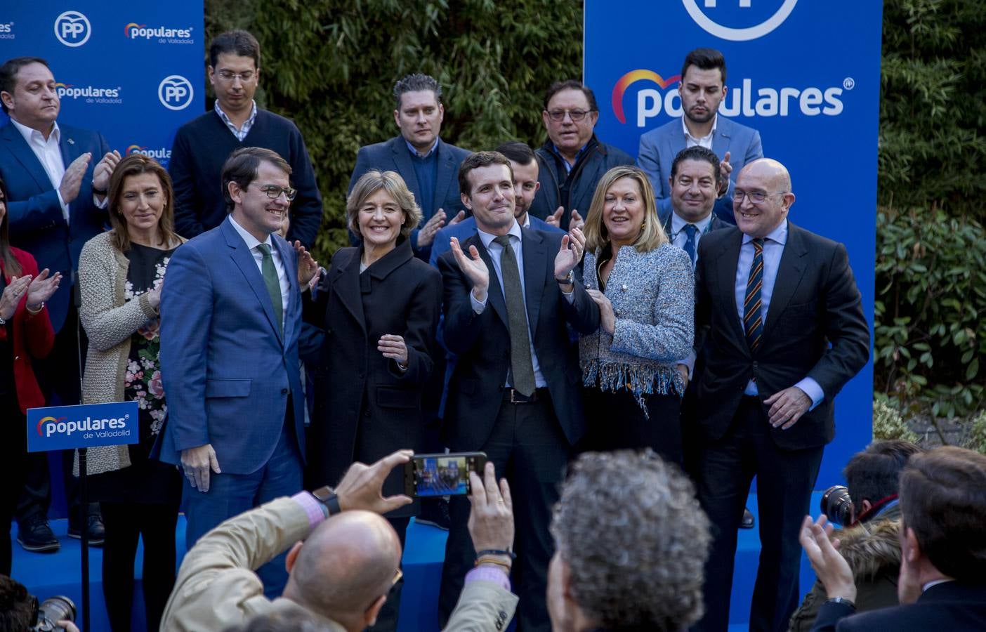 Fotos: Pablo Casado participa en un acto con militantes del Partido Popular en Valladolid