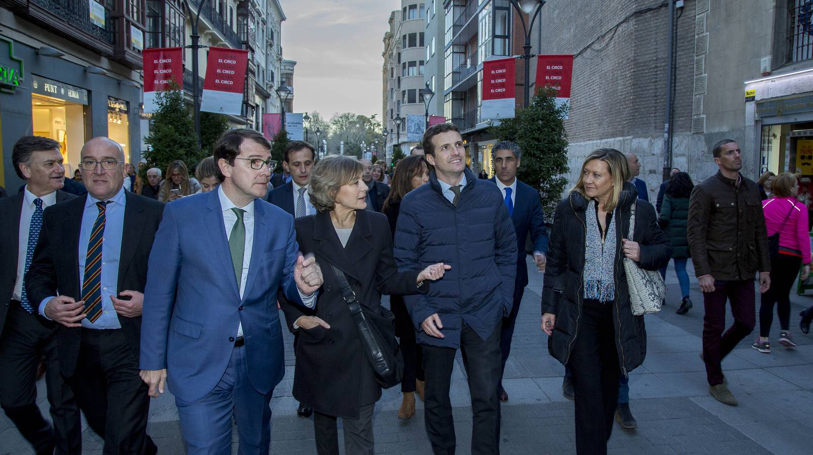 Fotos: Pablo Casado participa en un acto con militantes del Partido Popular en Valladolid