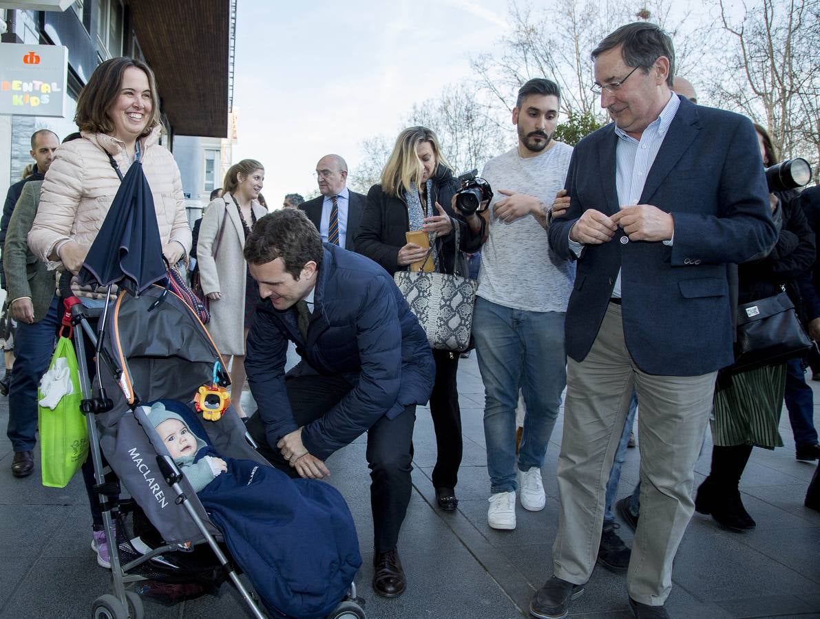 Fotos: Pablo Casado participa en un acto con militantes del Partido Popular en Valladolid
