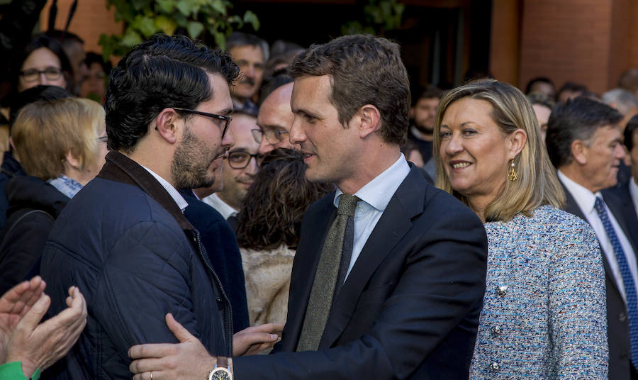 Fotos: Pablo Casado participa en un acto con militantes del Partido Popular en Valladolid