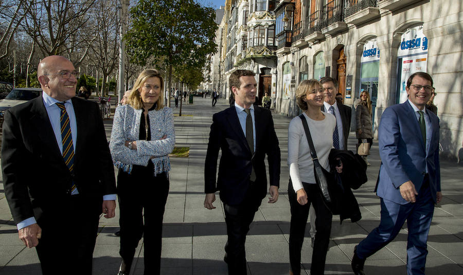 Fotos: Pablo Casado participa en un acto con militantes del Partido Popular en Valladolid