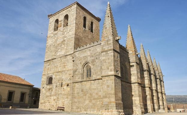 La iglesia de San Martín de Bonilla. 