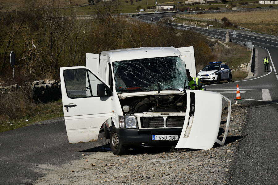 Fotos: Accidente mortal en la N-VI en El Espinar