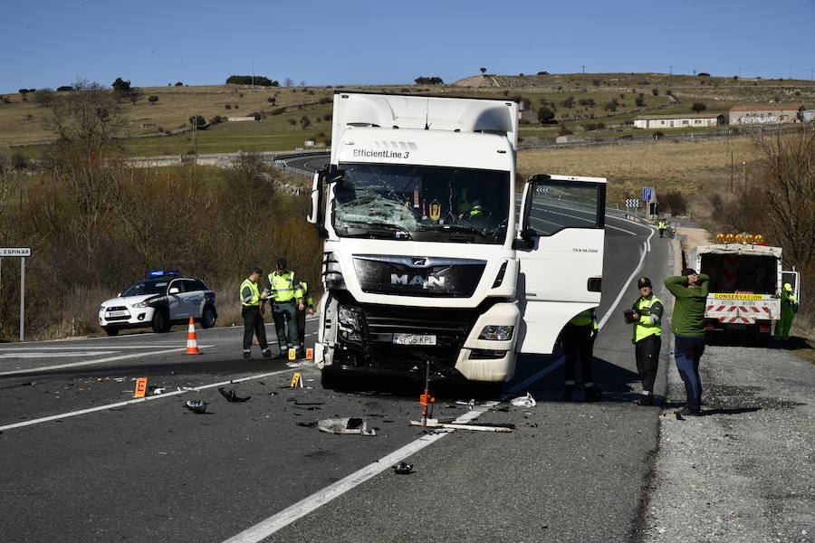 Fotos: Accidente mortal en la N-VI en El Espinar