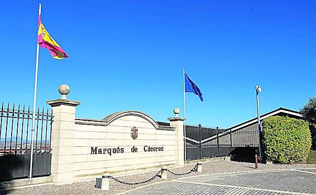 Bodegas Marqués de Cáceres, en Cenicero (La Rioja).