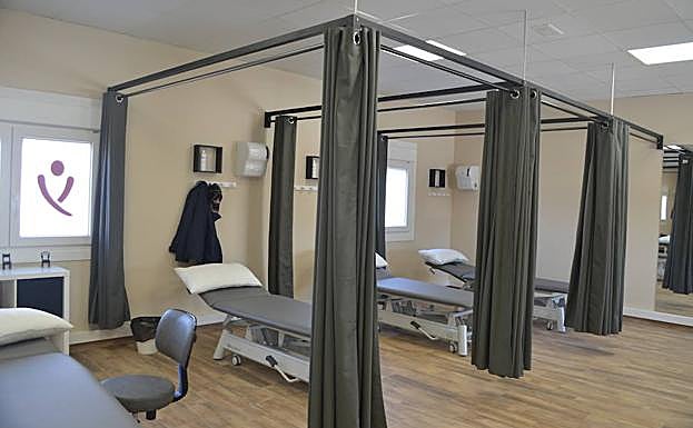 Instalaciones del nuevo centro de fisioterapia Fisiomer de Aspaym, en Matapozuelos. :: EL NORTE