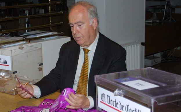 Ramiro Barbero, en una edición de la Seminci 
