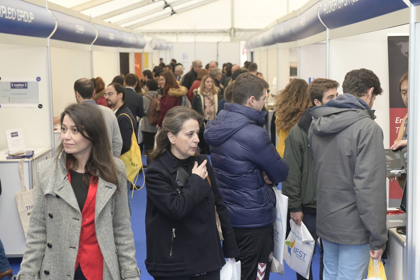Inauguración de FIBEST, foro de empleo para estudiantes.