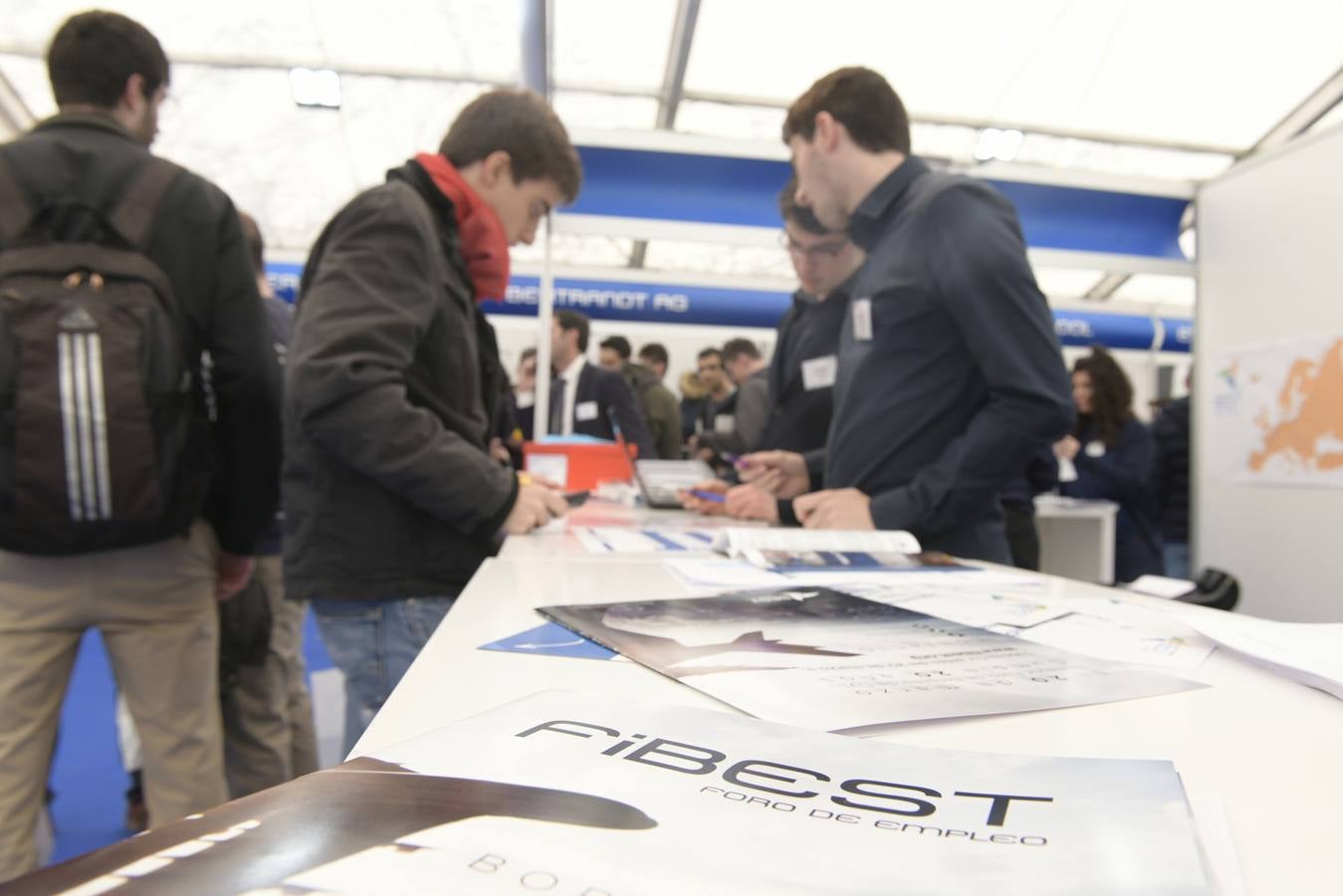 Inauguración de FIBEST, foro de empleo para estudiantes.