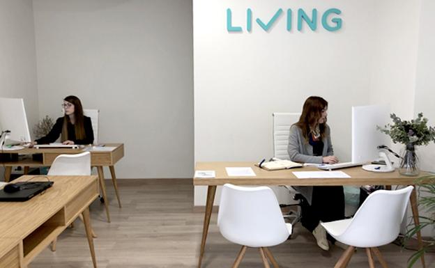 La oficina de Living en la calle López Gómez, 17, en Valladolid. 