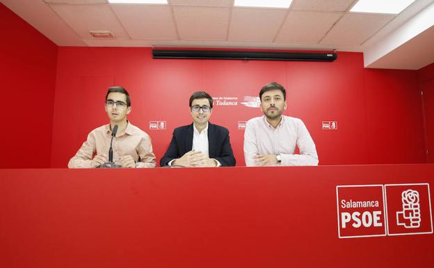 Víctor Sánchez, José Luis Mateos y Fran Díaz presentaron el Plan Retorno de Talento 
