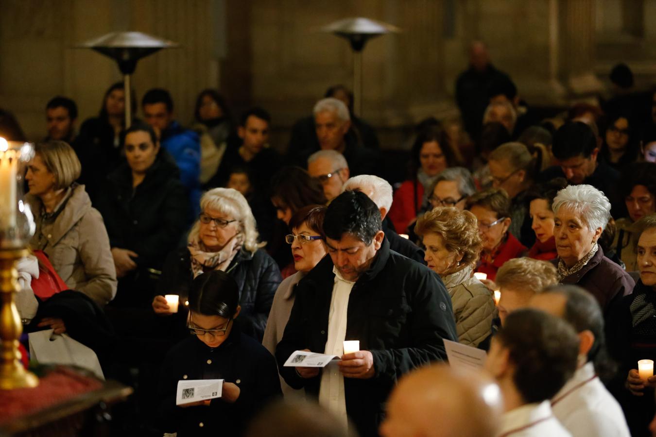 Via Cruis de Jesús Flagelado en la Clerecía de Salamanca.