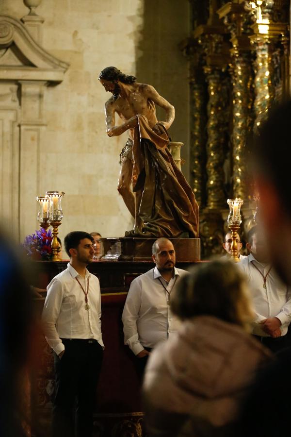 Via Cruis de Jesús Flagelado en la Clerecía de Salamanca.