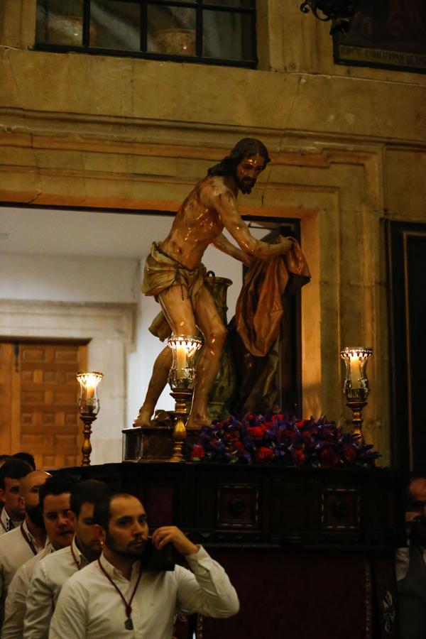 Via Cruis de Jesús Flagelado en la Clerecía de Salamanca.