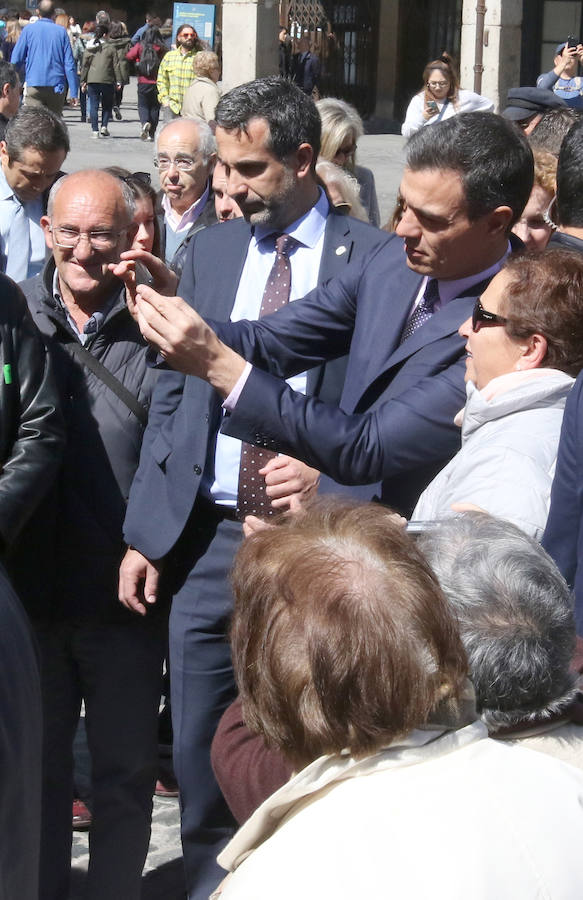 Fotos: Visita de Pedro Sánchez a Segovia