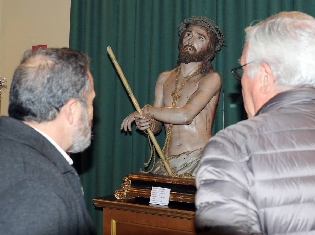 La muestra presenta por primera vez al público el 'Cristo de la Misión' que saldrá en procesión el próximo 13 de abril con motivo del 75 aniversario de la Hermandad de los Artilleros