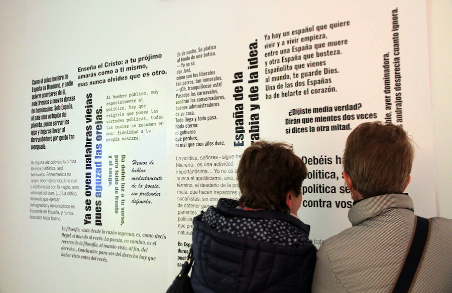 Fotos: Inauguración de la exposición &#039;Don Antonio. Las vidas de Machado&#039; en La Cárcel